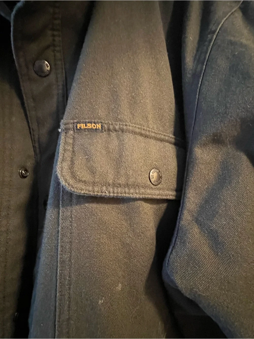 Filson Dark Green Tin Cloth Field Coat